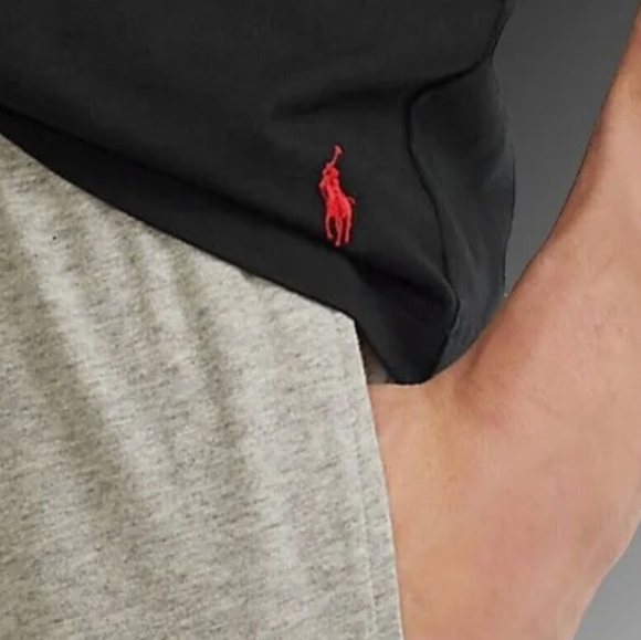 Polo Ralph Lauren Casual  Relaxed Fit Crew Neck T-shirt Black Men's L - Picture 3 of 6